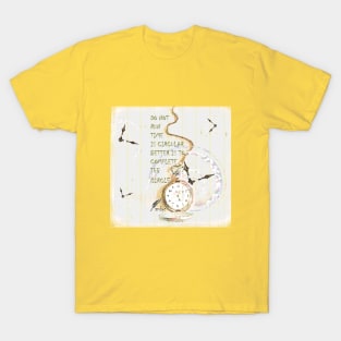 CIRCULAR TIME OLD YELLOW T-Shirt